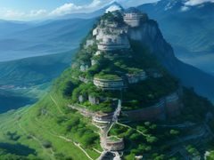 导演在农村外景地与摄影师商量拍摄角度，背景是金黄色的玉米地