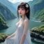 用户南方稻香头像，南方水乡背景女性观众